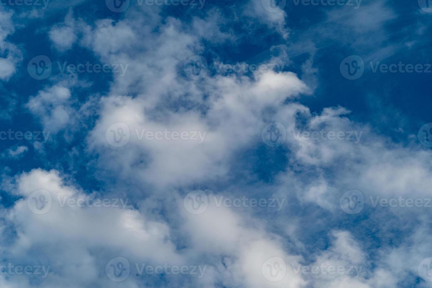 blue sky with clouds photo