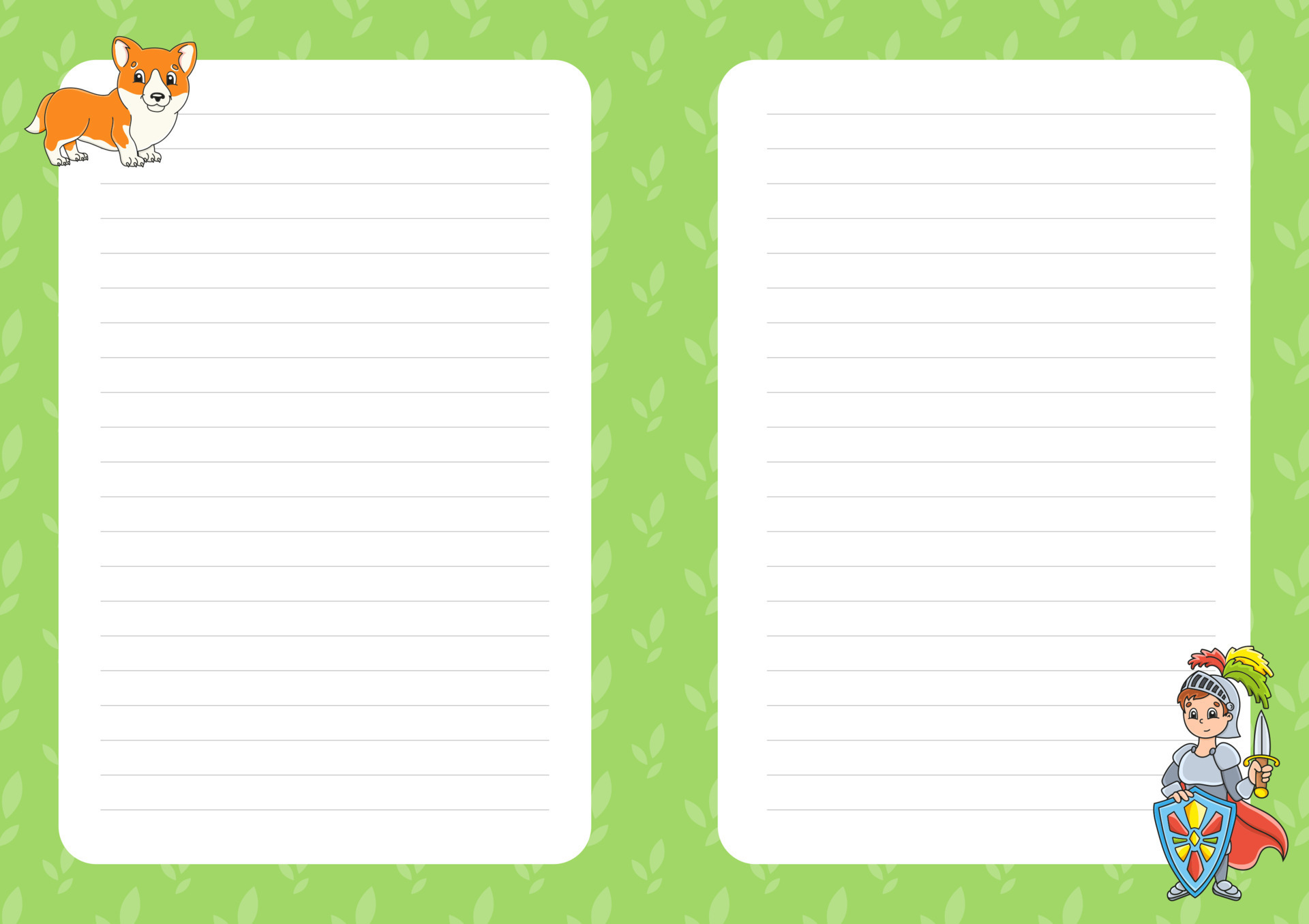 Cute Stationery Templates