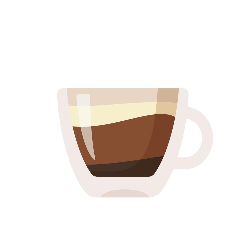 Hot coffee mug vector. Popular drink menu in the cafe For drinking to wake up in the morning vector