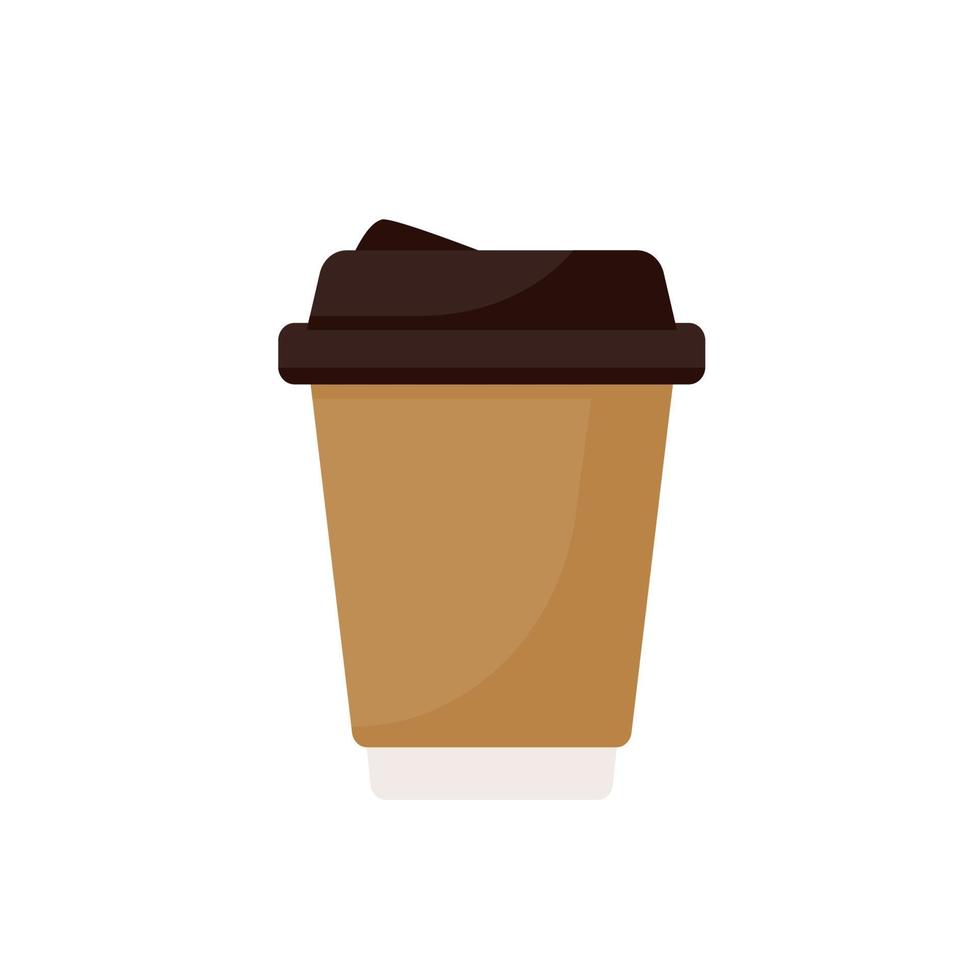 simple coffee cup vector For the hot drink menu in the cafe