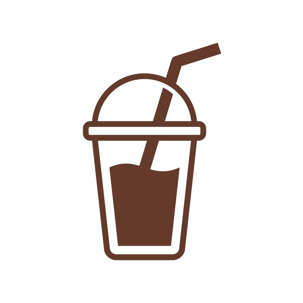 simple vector de taza de café para el menú de bebidas calientes en la cafetería