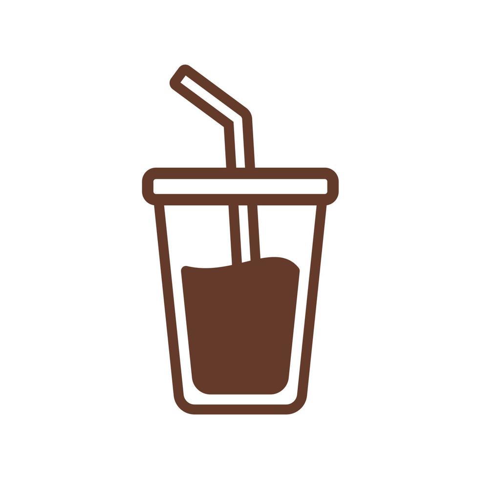 simple coffee cup vector For the hot drink menu in the cafe