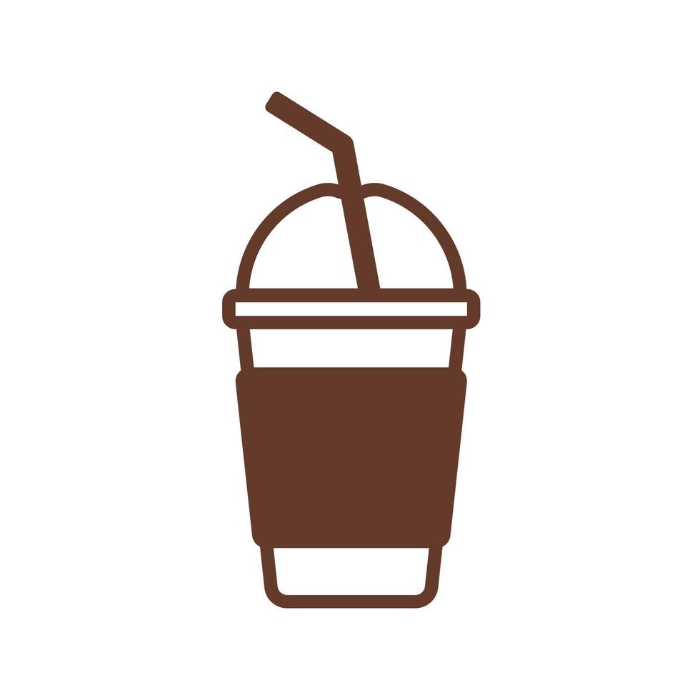 simple coffee cup vector For the hot drink menu in the cafe