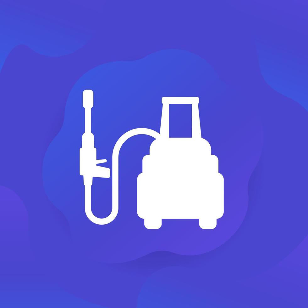 pressure washer icon for web vector