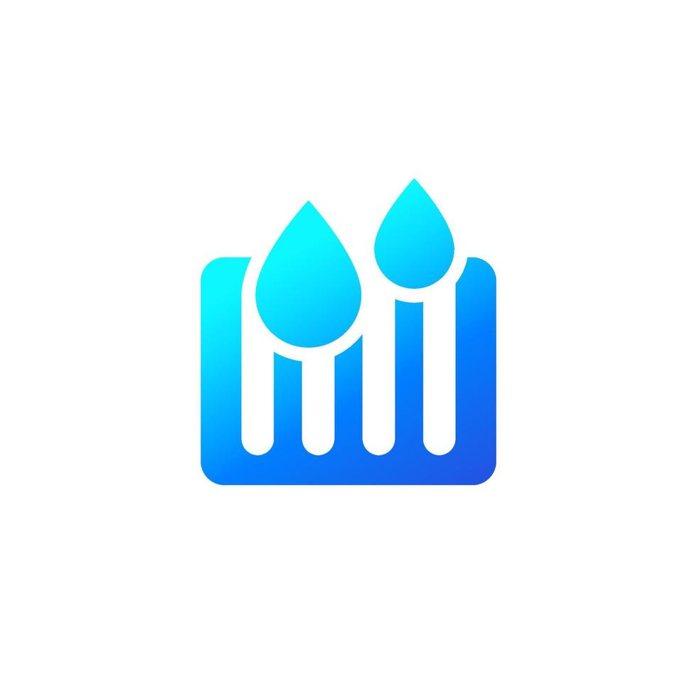 drain or drainage icon on white vector