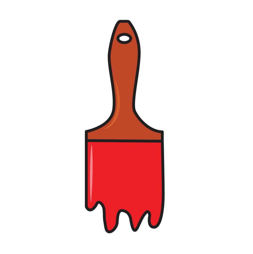 paint brush tool icon vector design