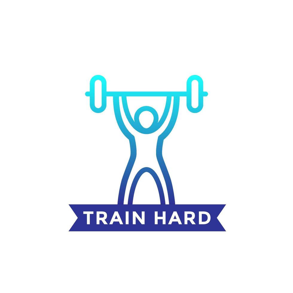 gym training vector illustration