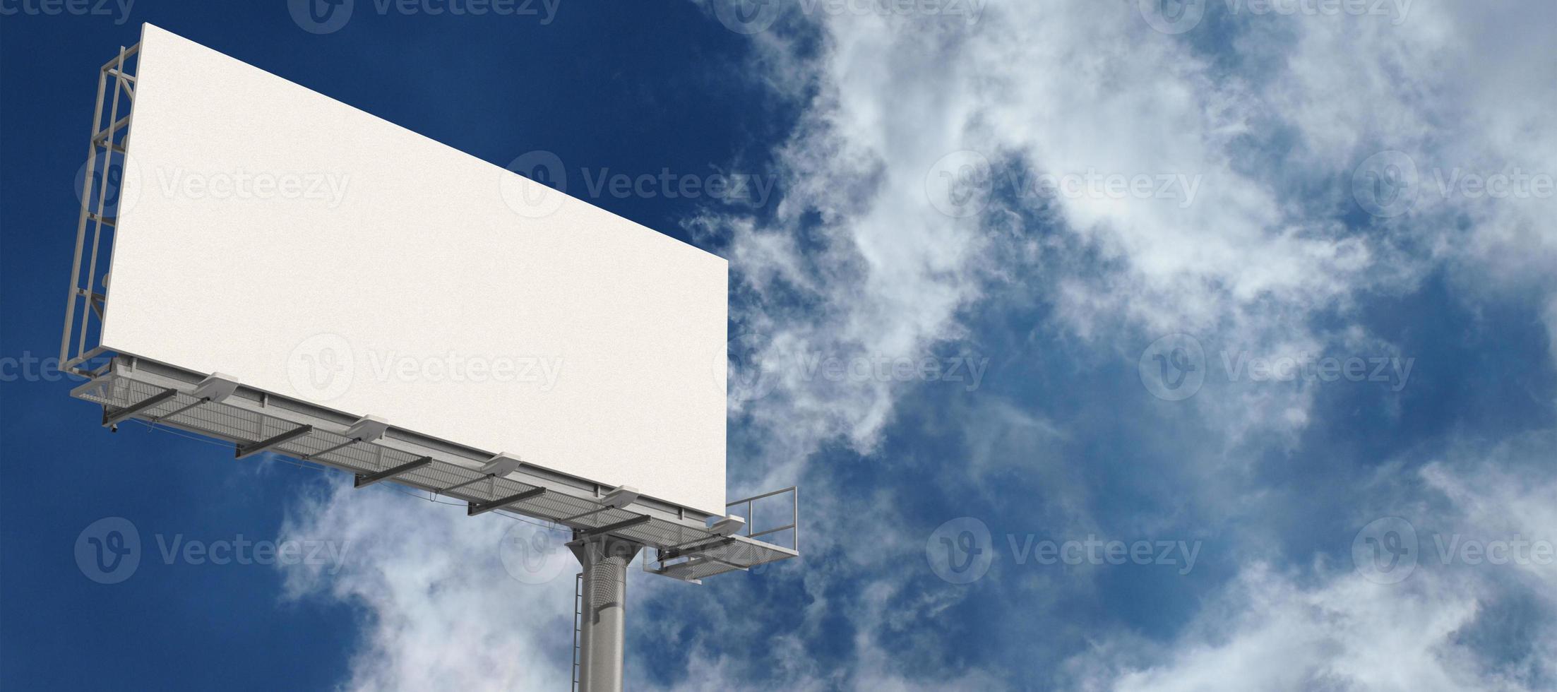 Signboard,billboard,blackboard,signpost white isolated mockup background wallpaper canvas empty copy space blue sky cloudy decorate advertisement marketing promotion business information.3d render photo