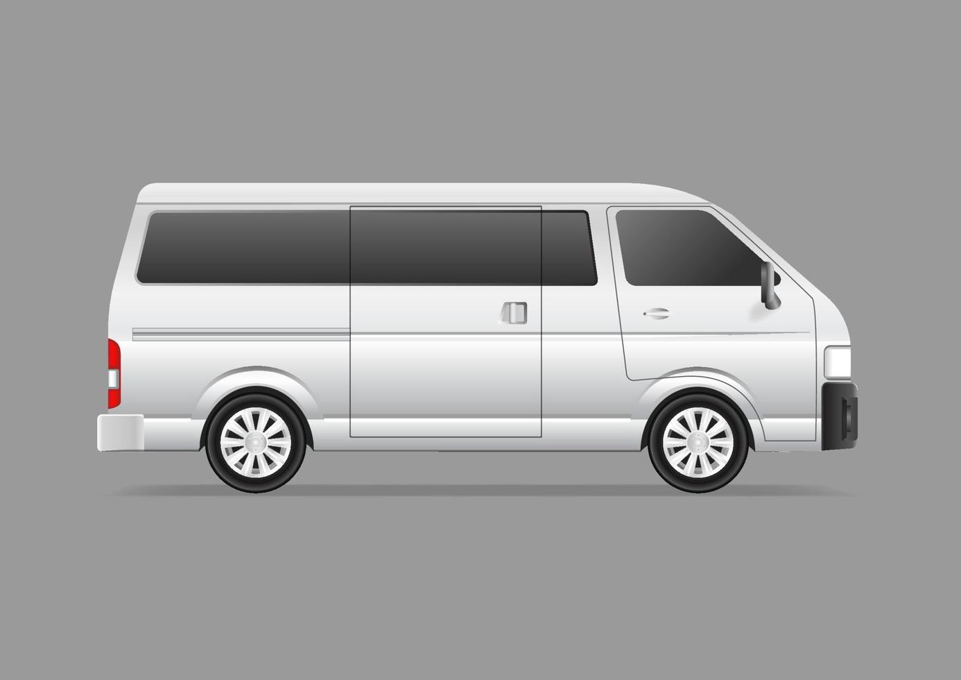 van side view vector