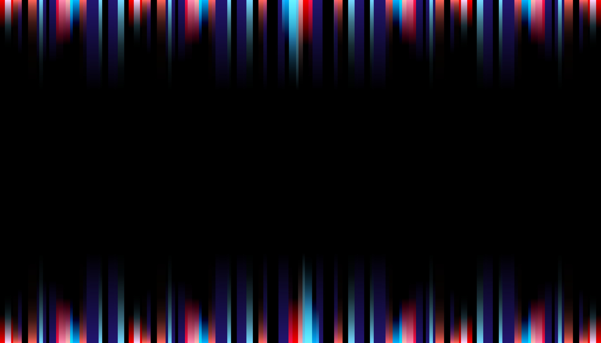 Abstract vibrant stripe lighting vertical lines blue and red color on