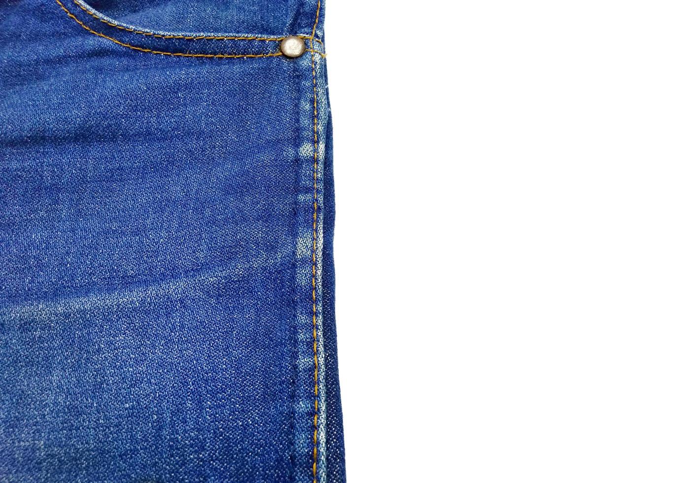 Blue jeans fabric texture White background stitching seam copy space  9226360 Stock Photo at Vecteezy