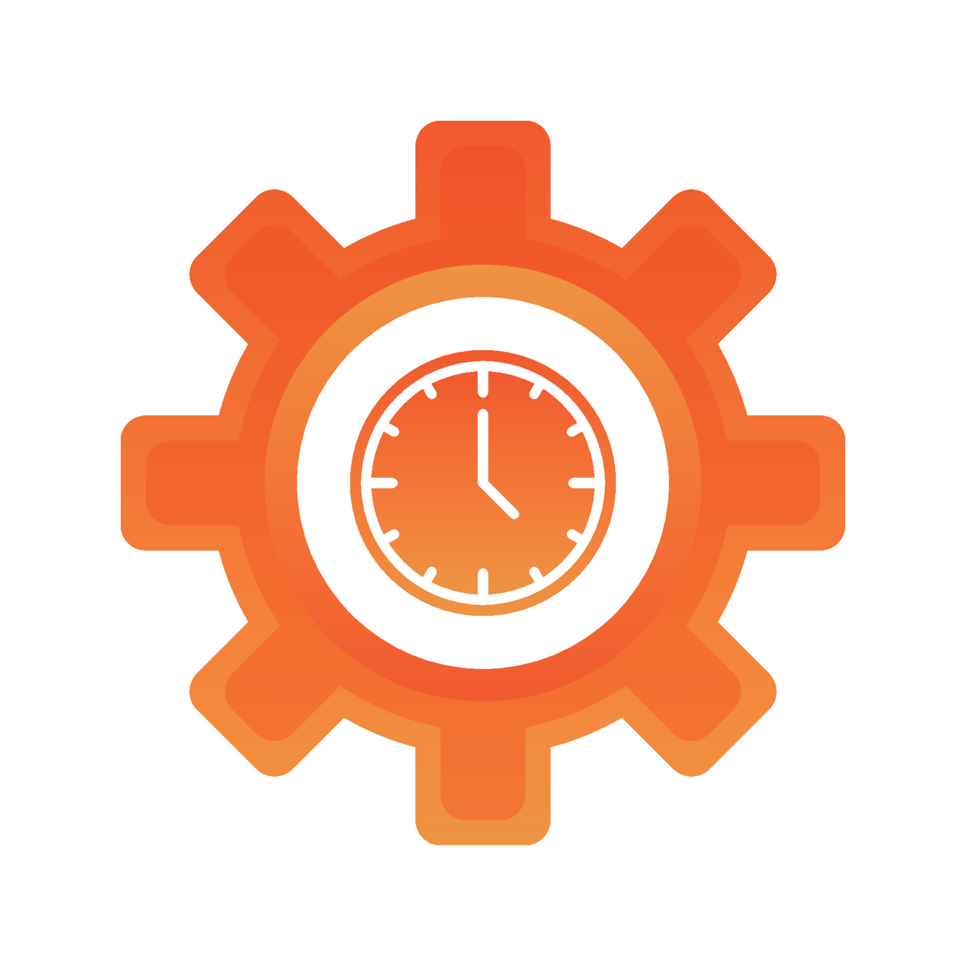 clock gear logo gradient design template icon element 9226866 Vector