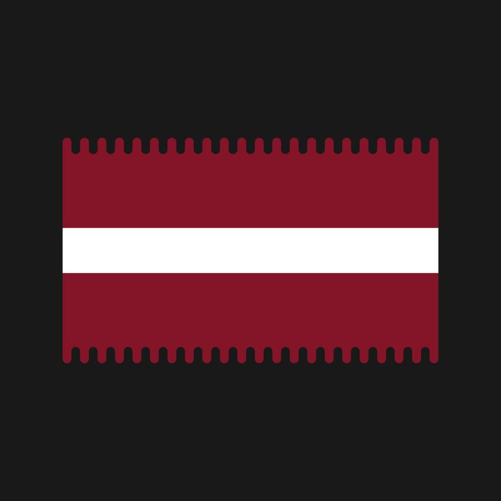 vector de bandera de letonia. bandera nacional