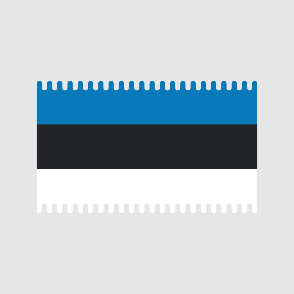 Estonia Flag Vector. National Flag vector