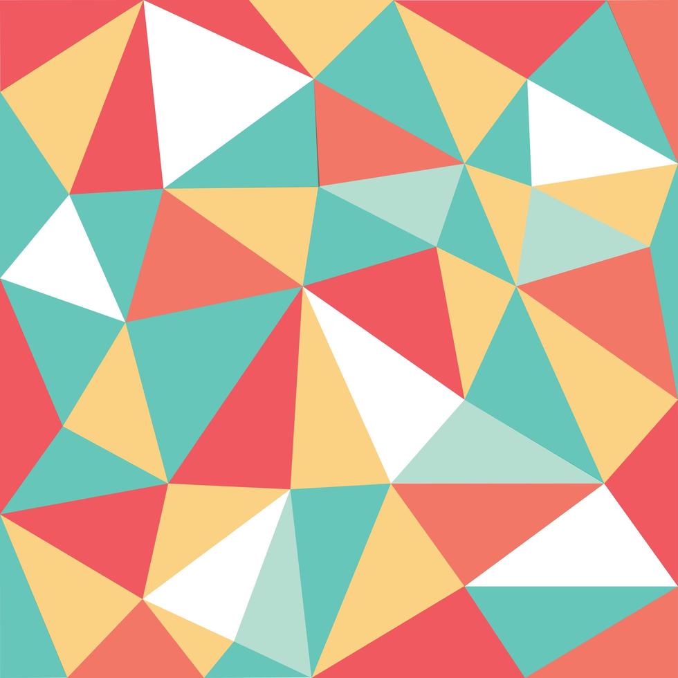 mixed color low polygon pattern photo