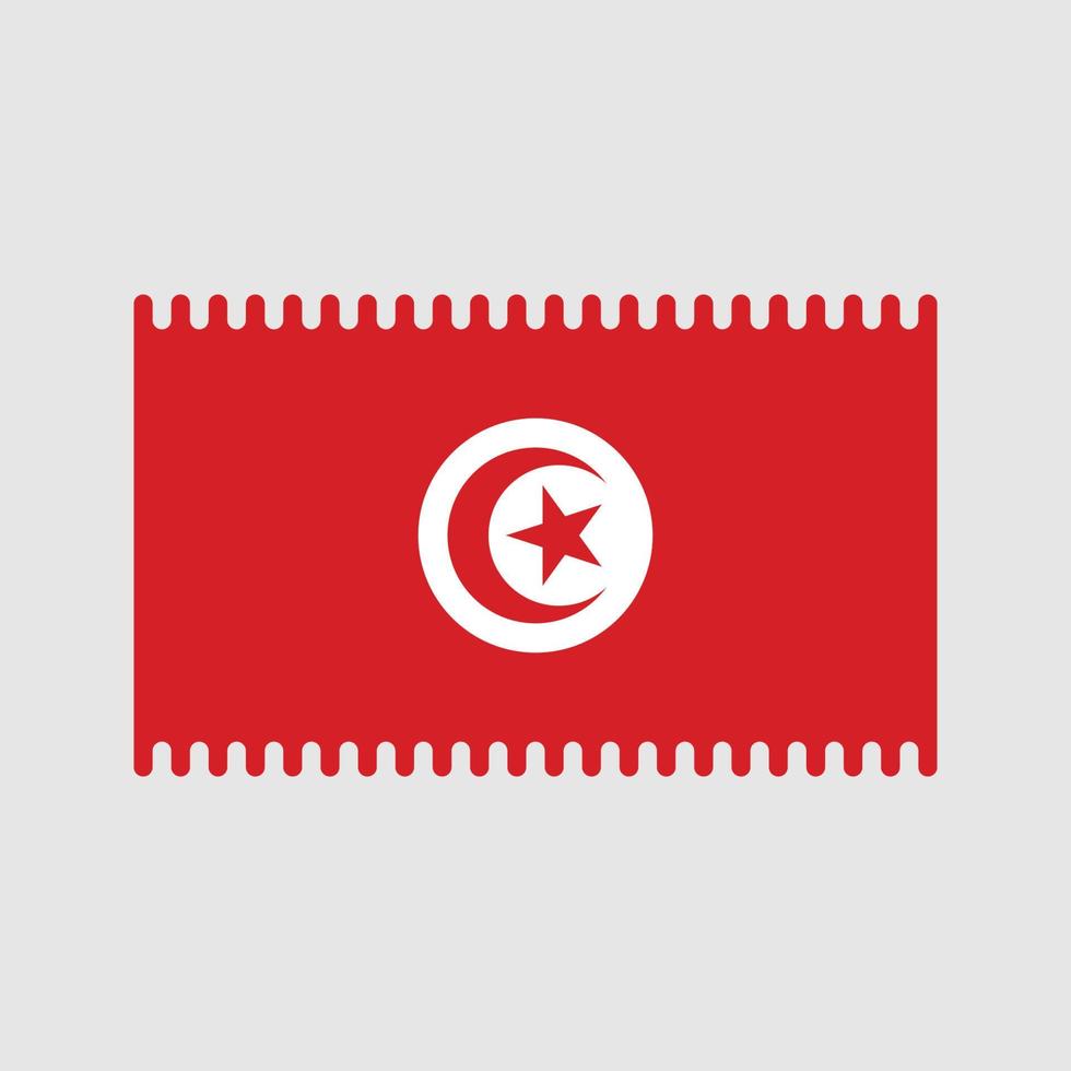 Tunisia Flag Vector. National Flag vector