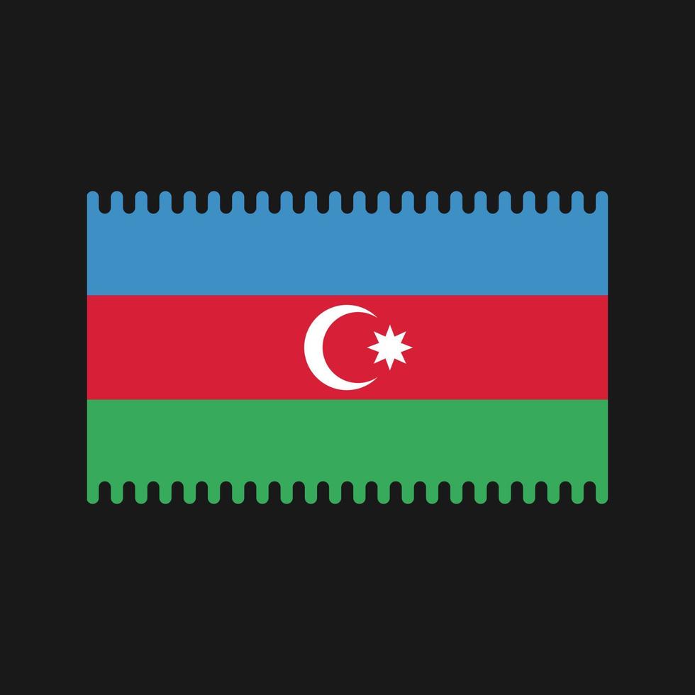 Azerbaijan Flag Vector. National Flag vector