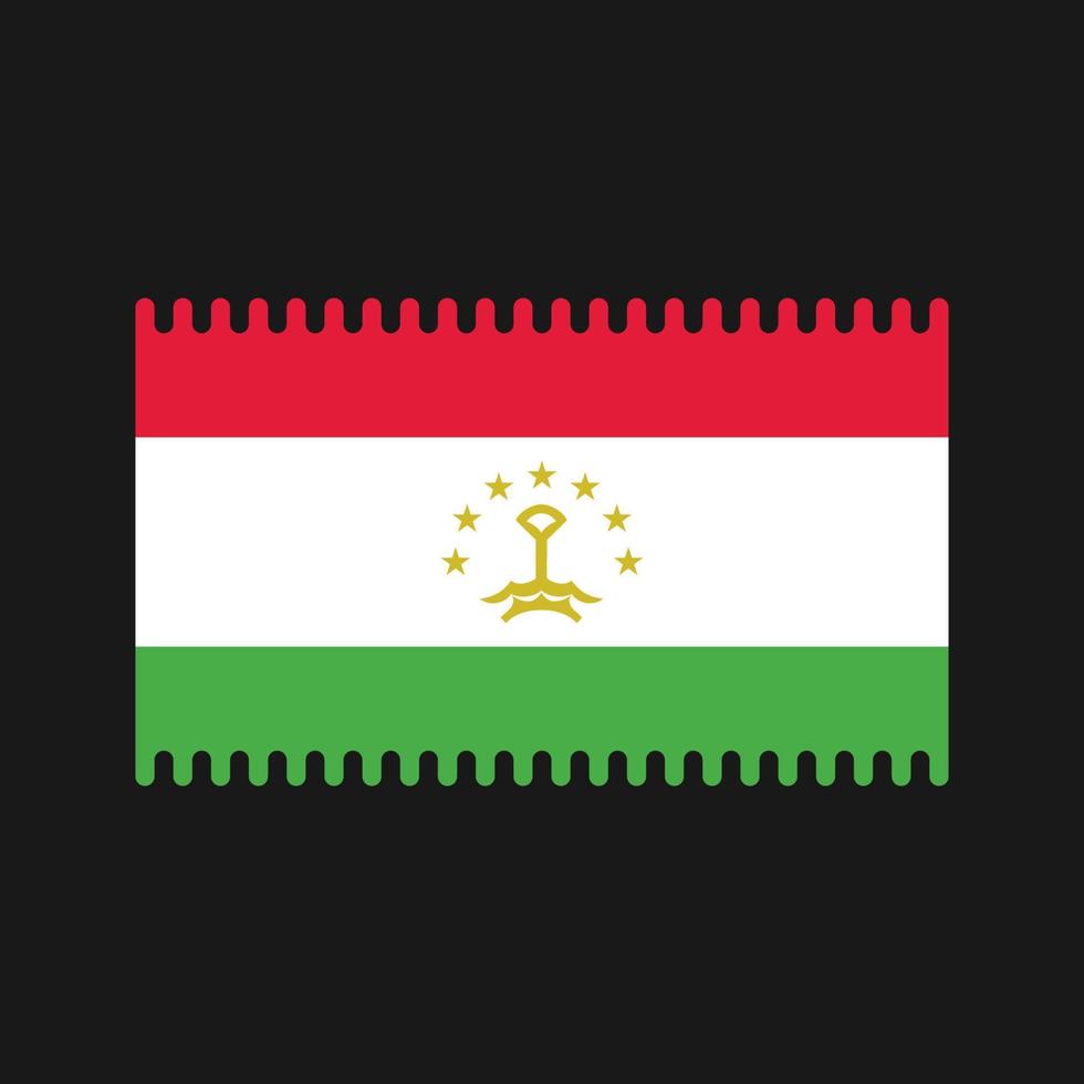 Tajikistan Flag Vector. National Flag vector