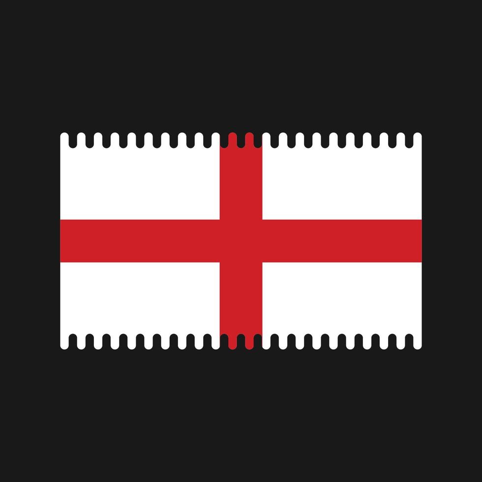 England Flag Vector. National Flag vector