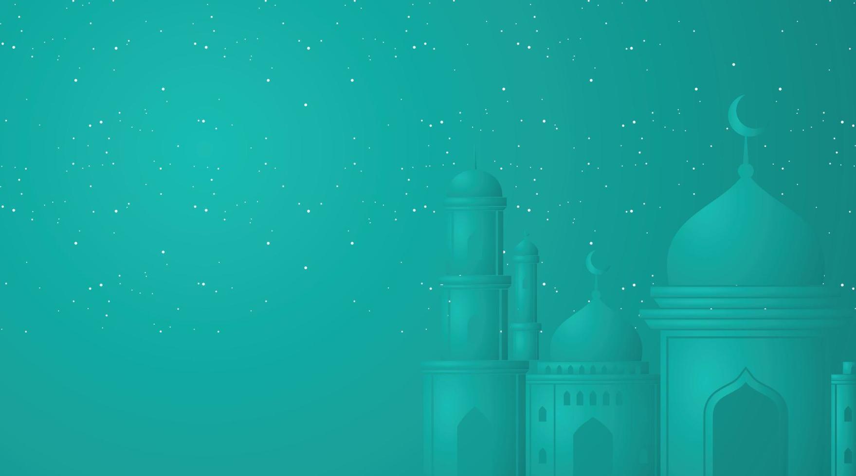 fondo islámico. fondo de eid mubarak. fondo de ramadán kareem. vector