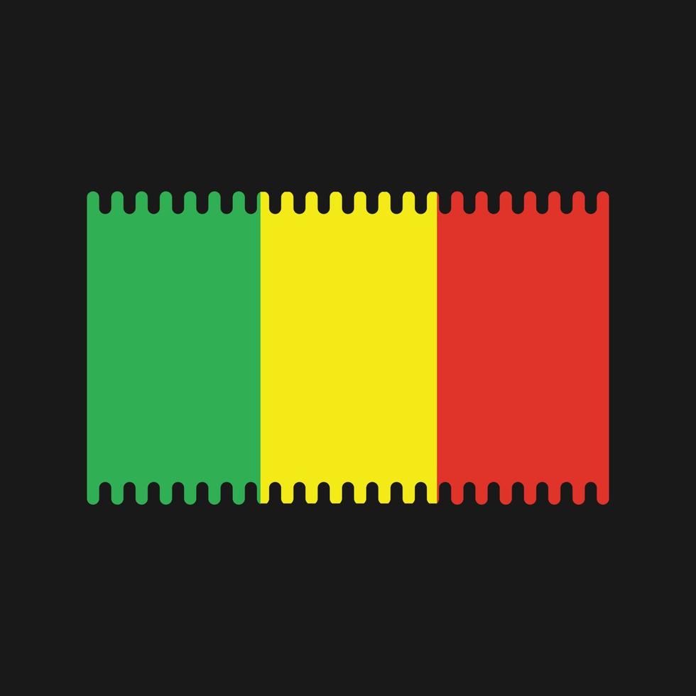 Mali Flag Vector. National Flag vector