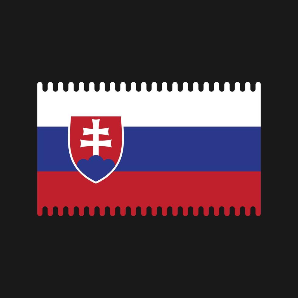 Slovakia Flag Vector. National Flag vector