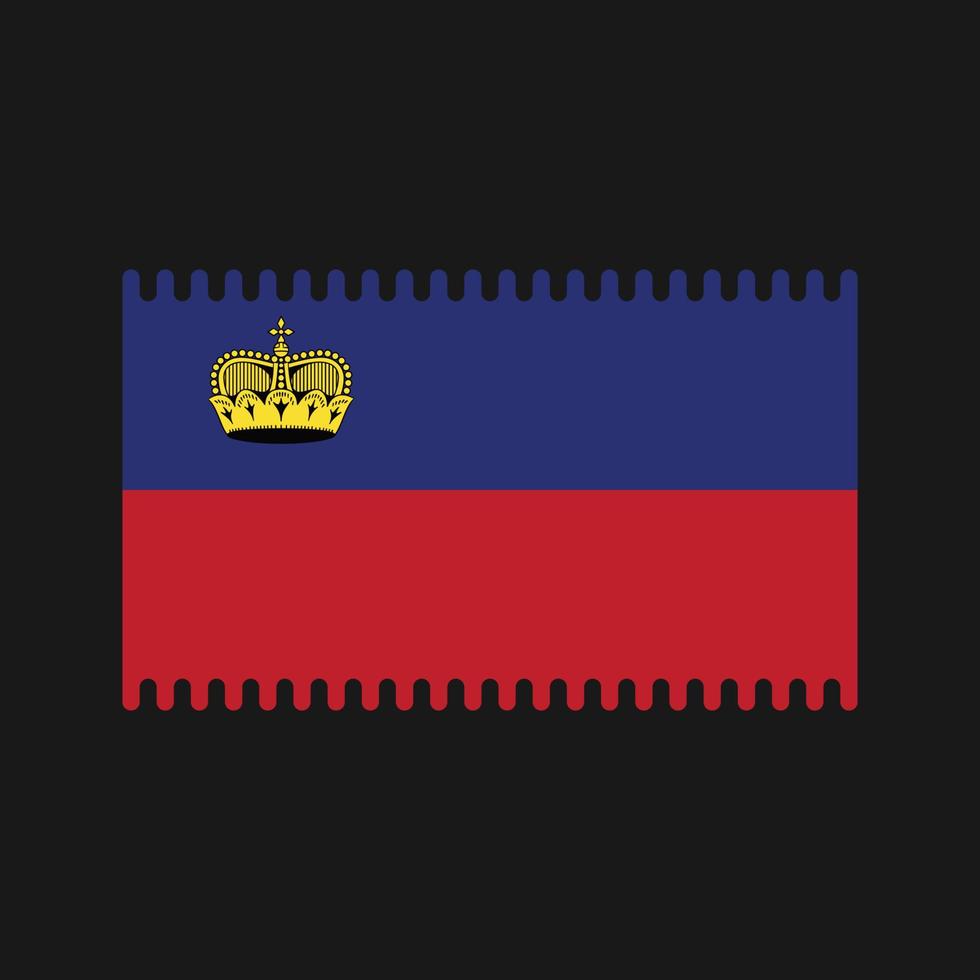 Liechtenstein Flag Vector. National Flag vector