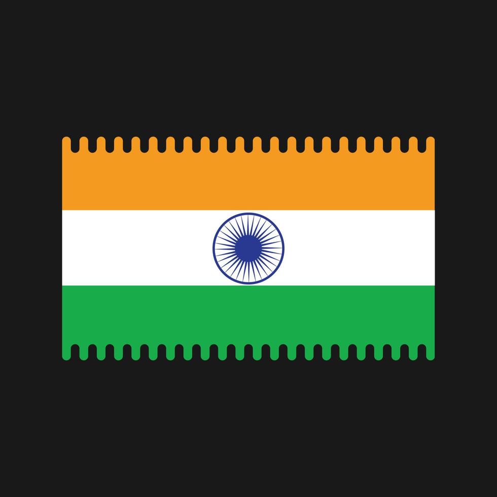 India Flag Vector. National Flag vector