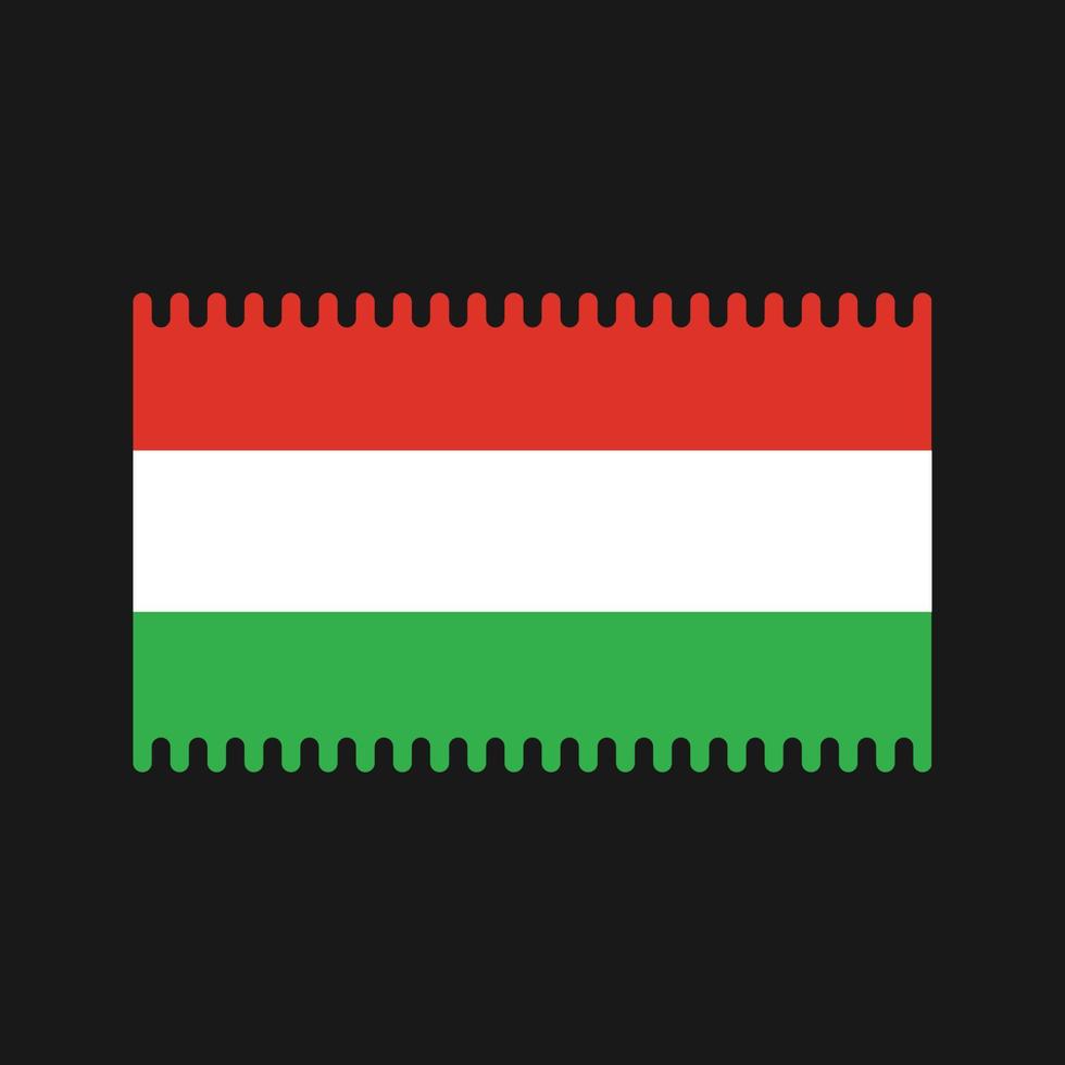 Hungary Flag Vector. National Flag vector