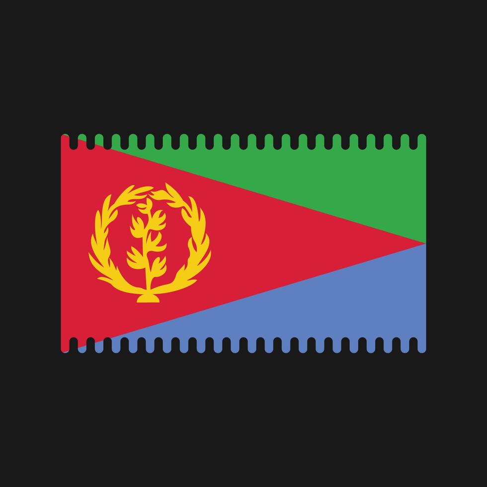 Eritrea Flag Vector. National Flag vector