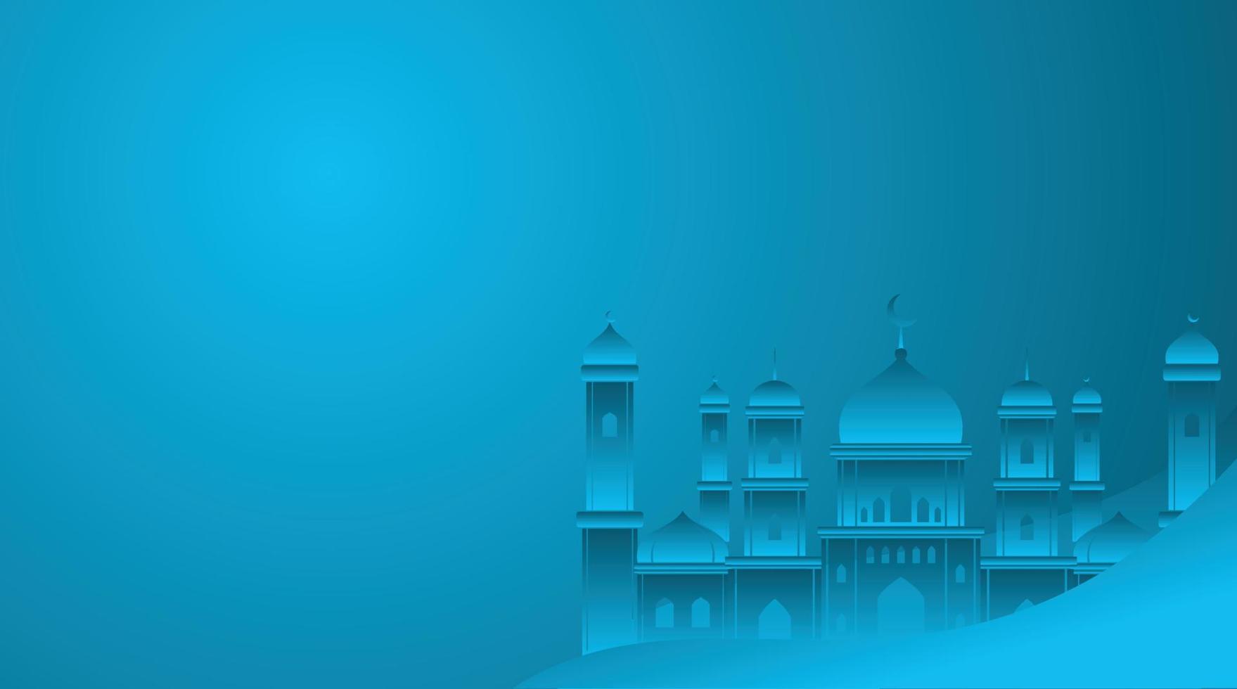 fondo islámico. fondo de eid mubarak. fondo de ramadán kareem. vector