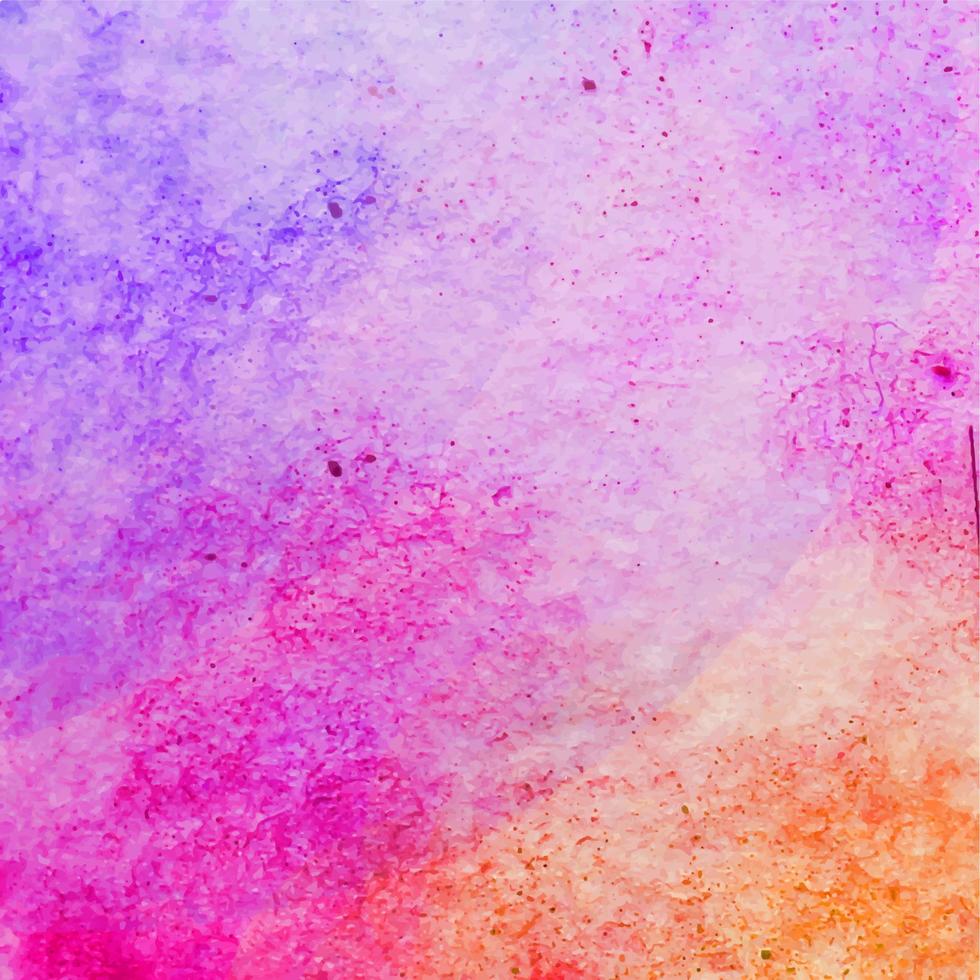 Abstract watercolor galaxy sky background. Watercolor texture for design vector