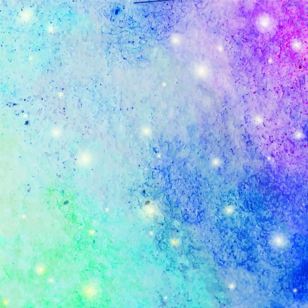 Abstract watercolor galaxy sky background. Watercolor texture for design vector