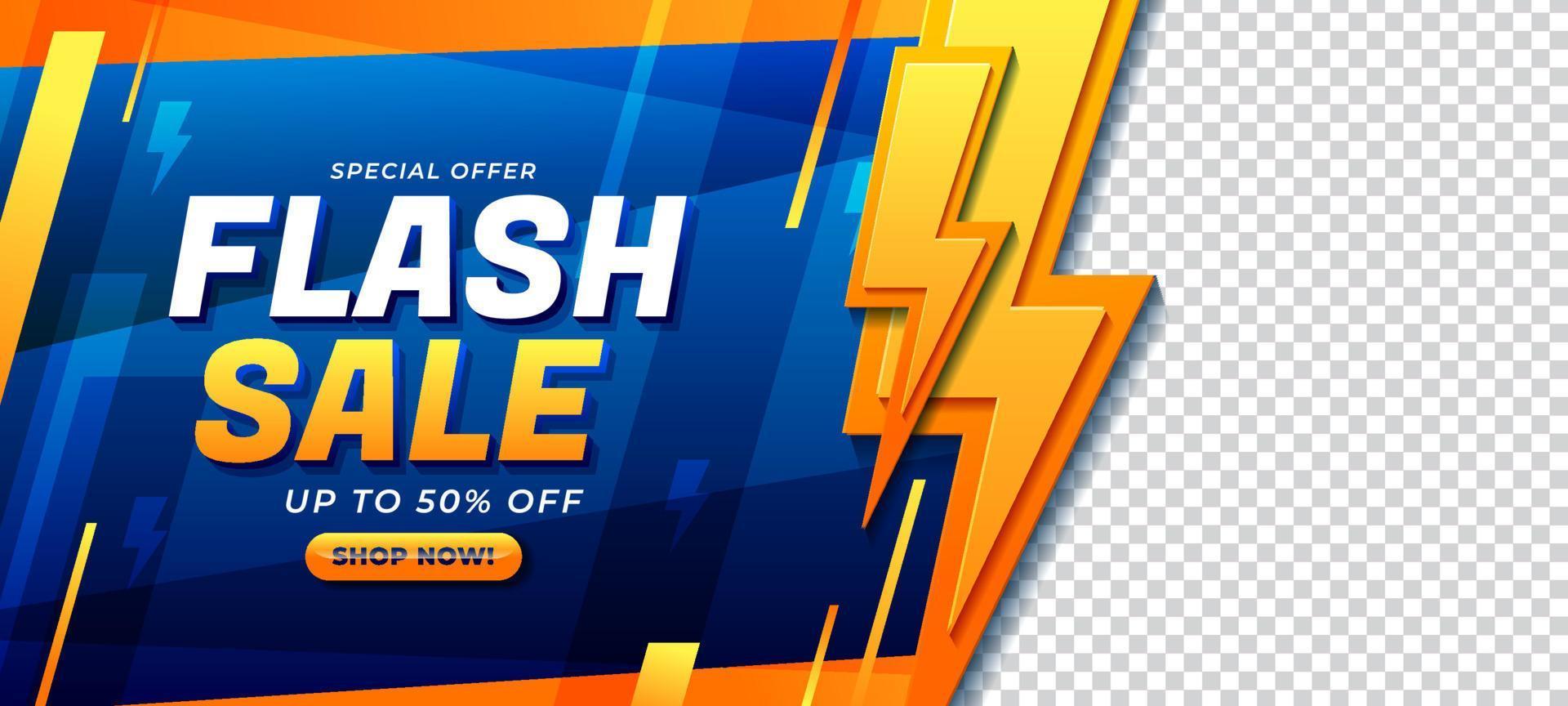 Flash Sale Poster Background vector