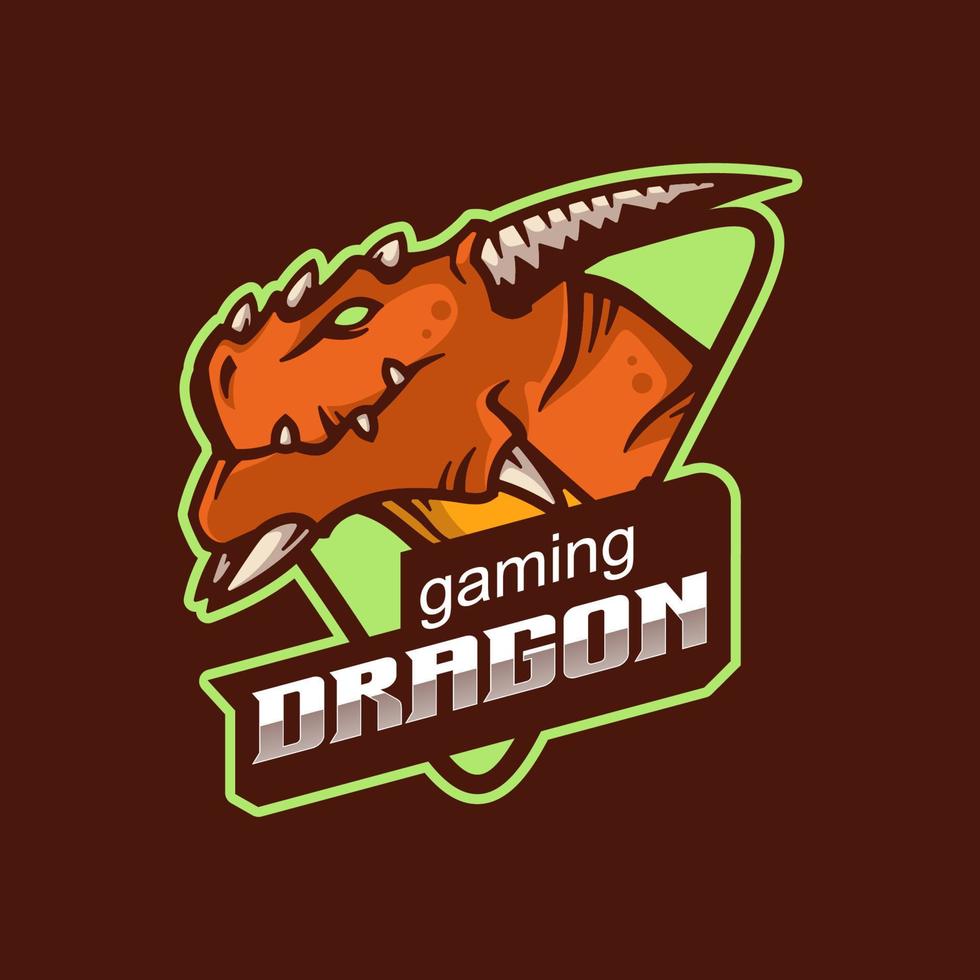 Illustration vector graphic of Dragon Gaming, good for logo design