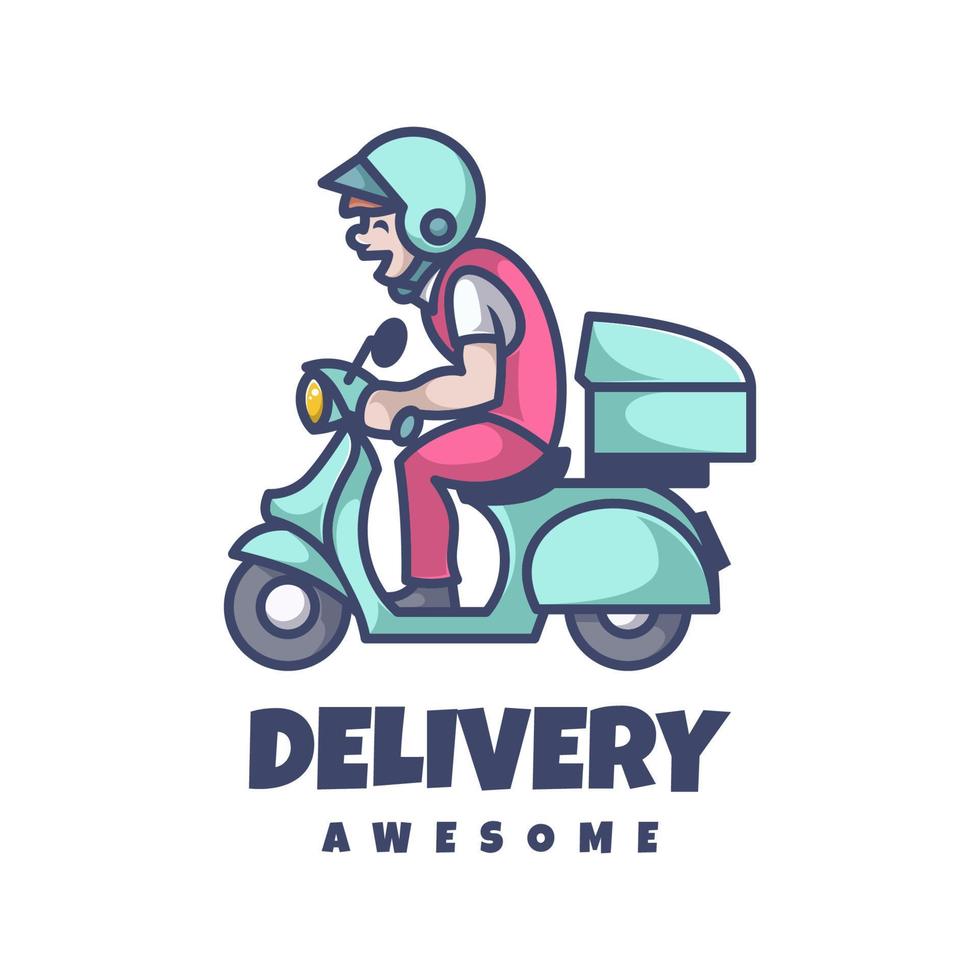 Illustration vector graphic of Delivery, good for logo design