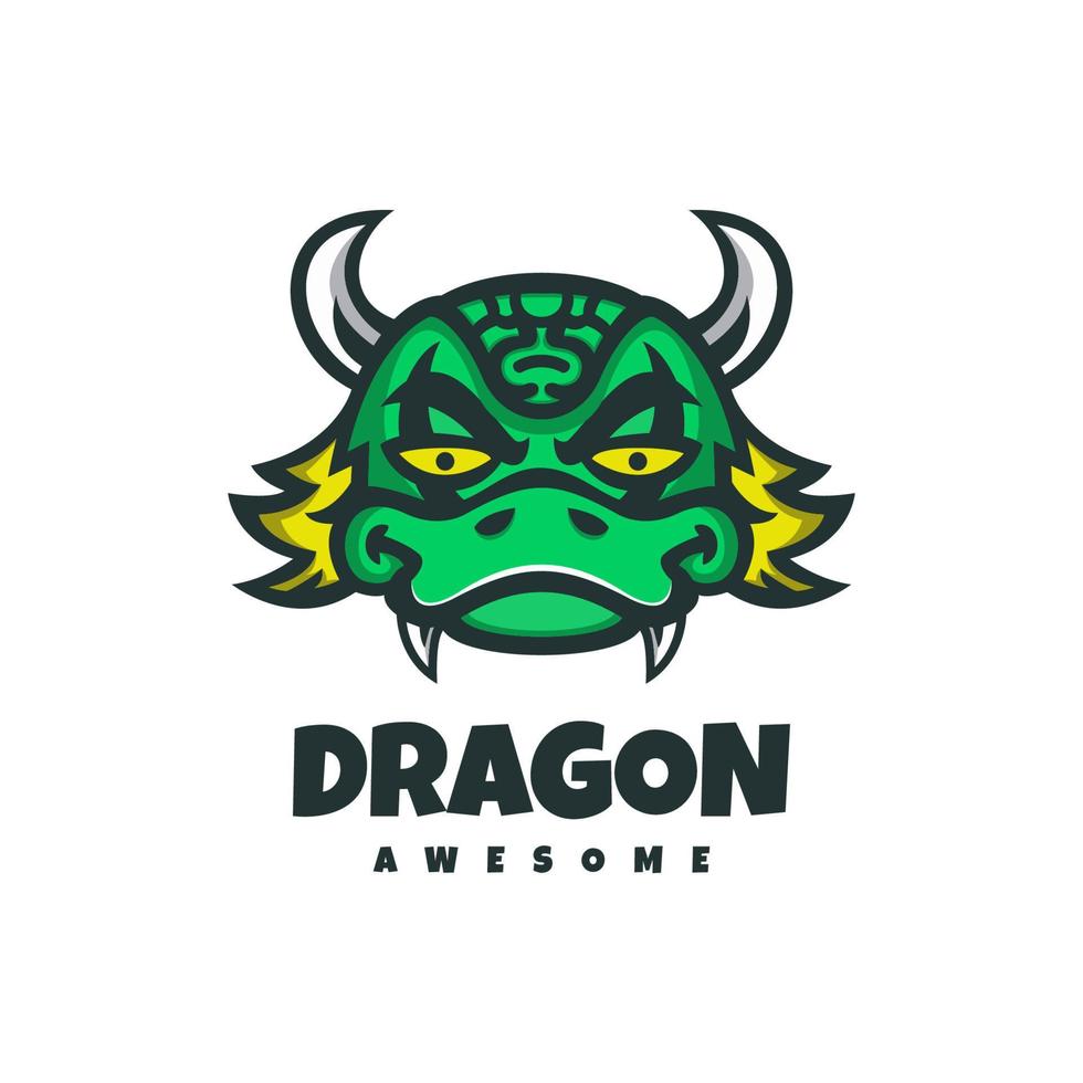 Illustration vector graphic of Dragon, good for logo design