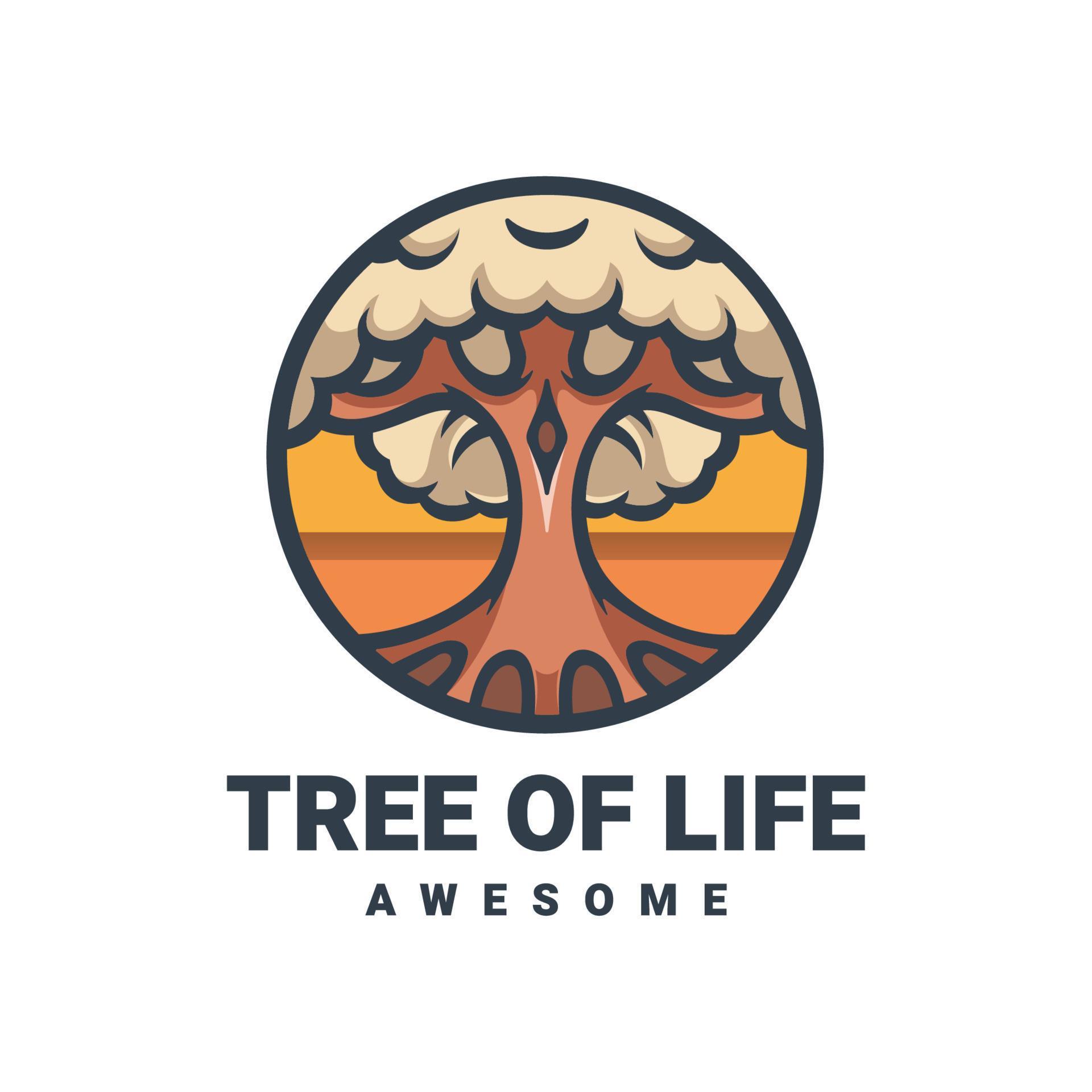 Illustration vector graphic of Tree Of Life, good for logo design
