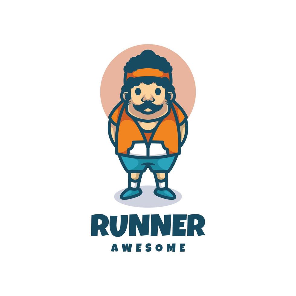 Illustration vector graphic of Runner, good for logo design