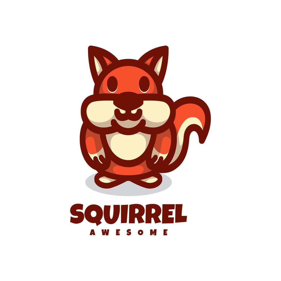 Illustration vector graphic of Squirrel, good for logo design