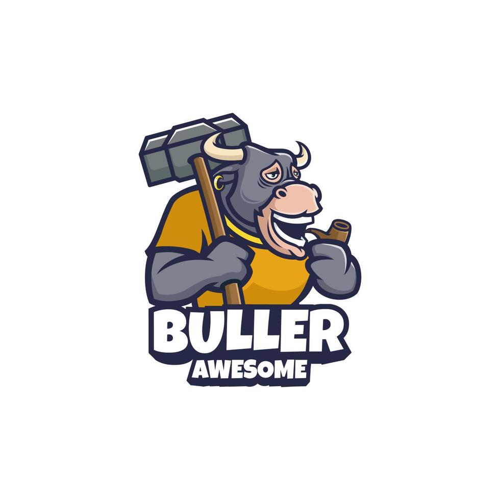 Illustration vector graphic of Buller, good for logo design