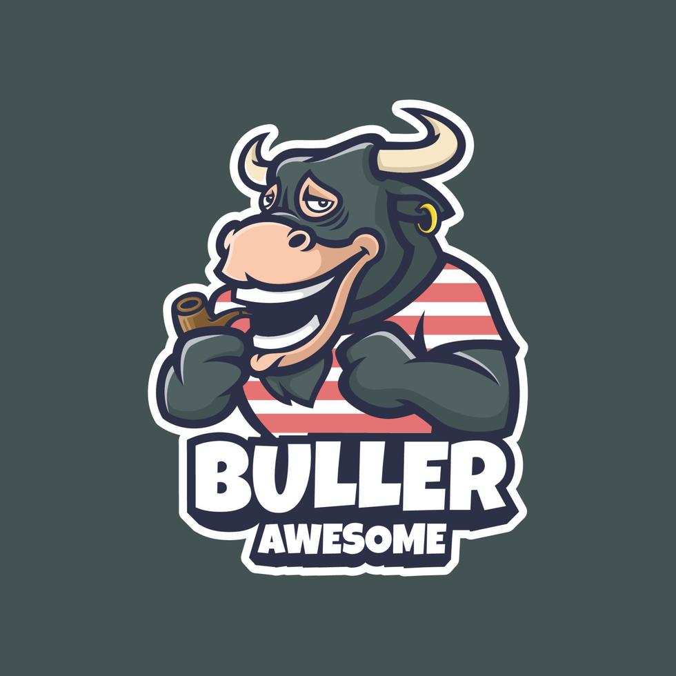 Illustration vector graphic of Buller, good for logo design