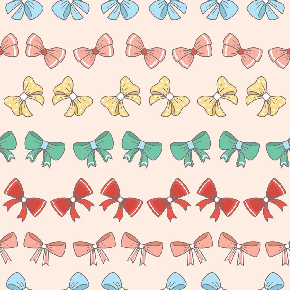 Repeating Patterns of Multiple Colorful Ribbons Background vector