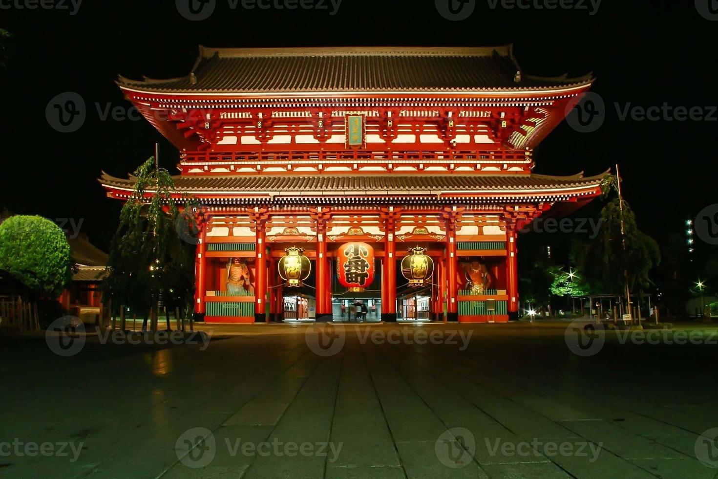 sensoji, o templo asakusa kannon, tokio, japón foto