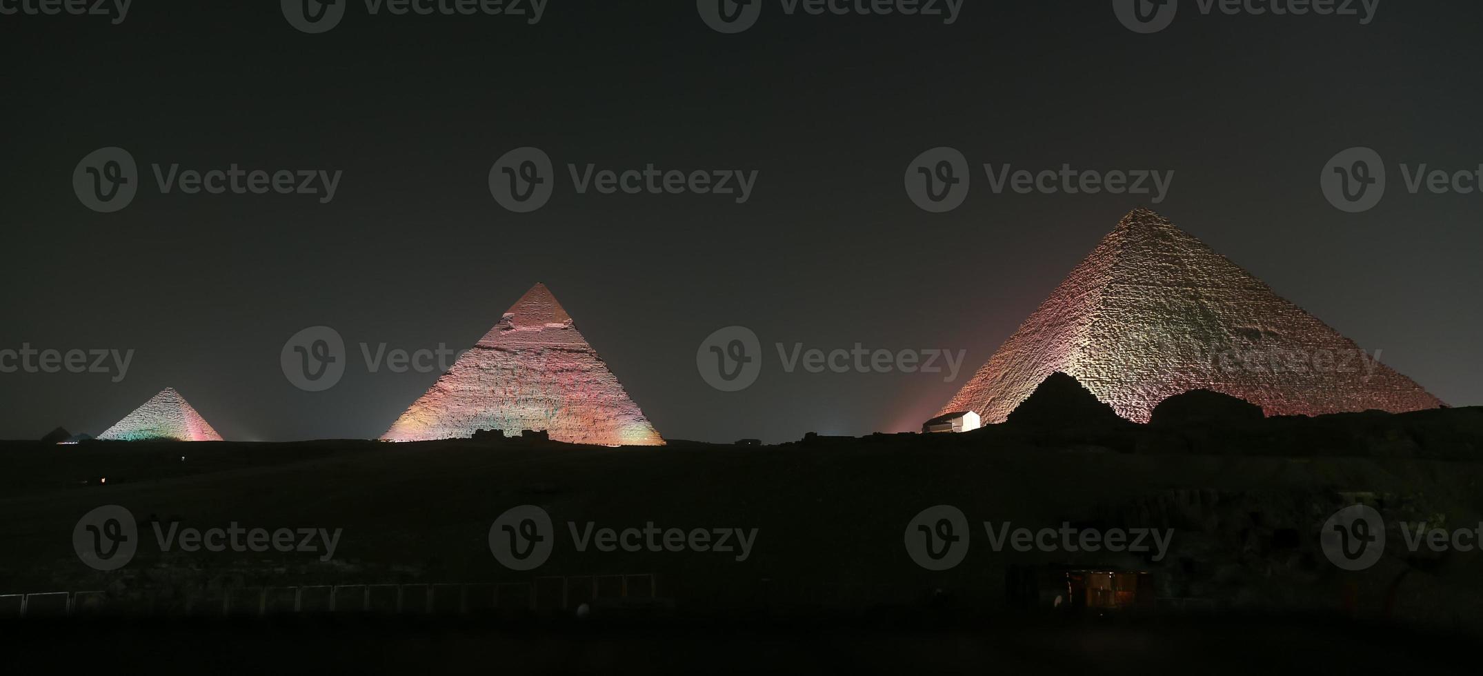 Giza Pyramid Complex in Cairo, Egypt photo