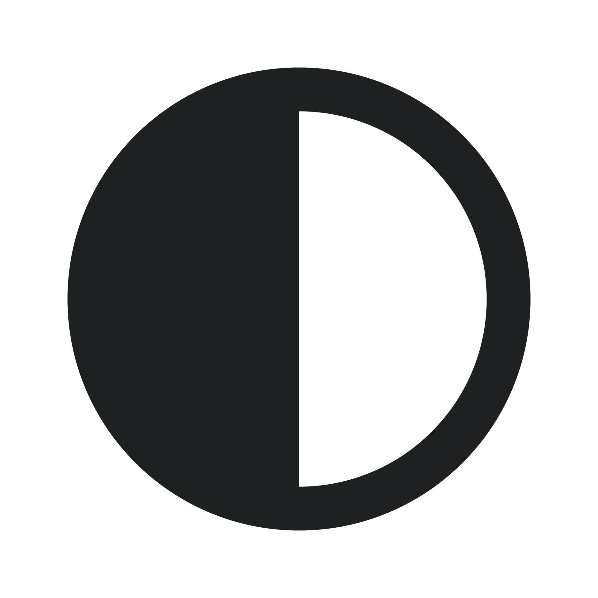 Half Moon Icon 9233607 Vector Art at Vecteezy