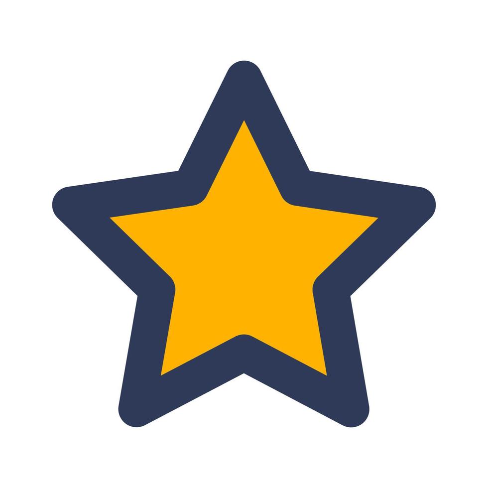 signo de estrella con icono sombreado vector