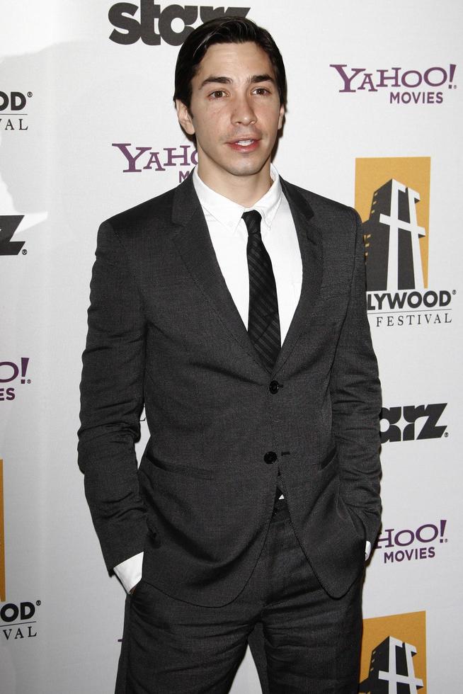 LOS ANGELES, OCT 25 -  Justin Long arrives at the 14th Annual Hollywood Awards Gala at Beverly Hilton Hotel on October 25, 2010 in Beverly Hills, CA photo