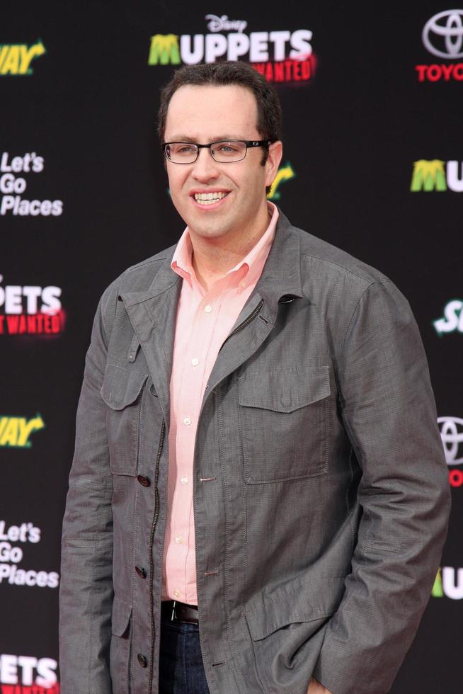 LOS ANGELES, MAR 11 -  Jared Fogle at the Muppets Most Wanted, Los Angeles Premiere at the El Capitan Theater on March 11, 2014 in Los Angeles, CA photo