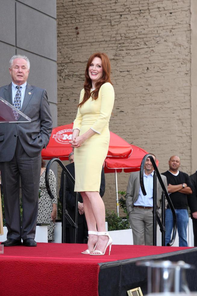LOS ANGELES, OCT 3 -  Julianne Moore at the Hollywood Walk of Fame Ceremony for Julianne Moore at W Hollywood Hotel on October 3, 2013 in Los Angeles, CA photo